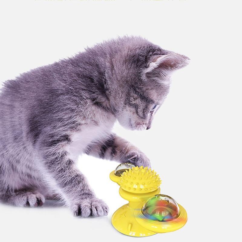 Scratch Hair Windmill Cat Toy